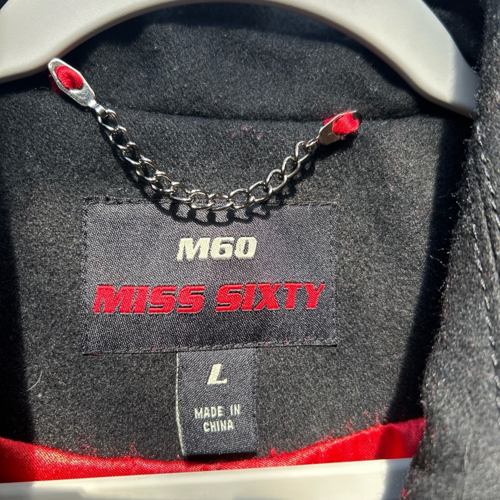 Miss Sixty Black Jacket with Red Details